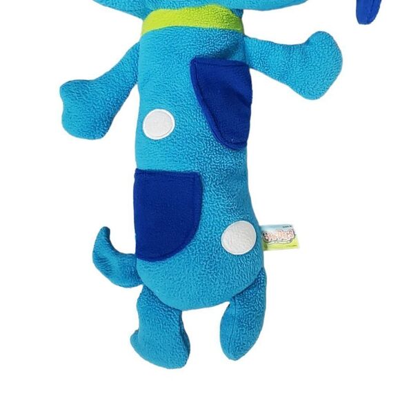 Jay At Play Puppy Dog Car Seat Blue Travel Belt Buddy Pockets Plush Toy - Picture 3 of 10
